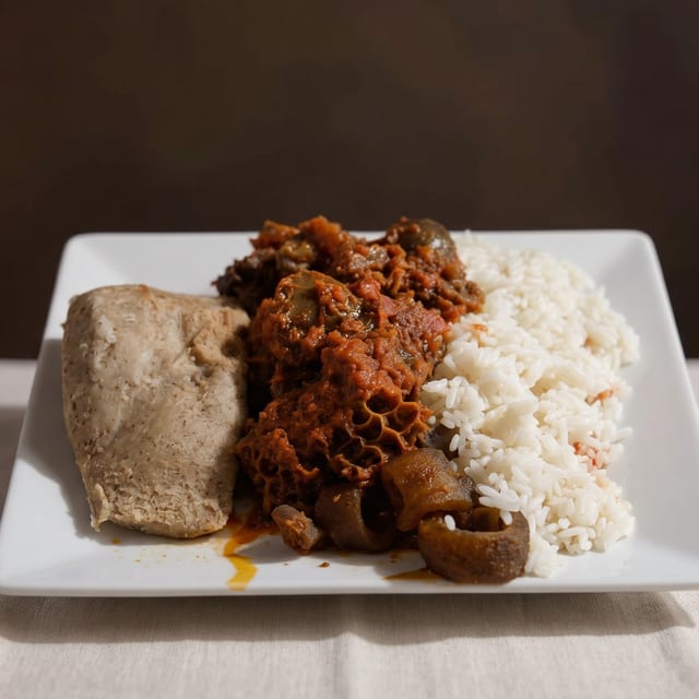 Rice with Moimoi.