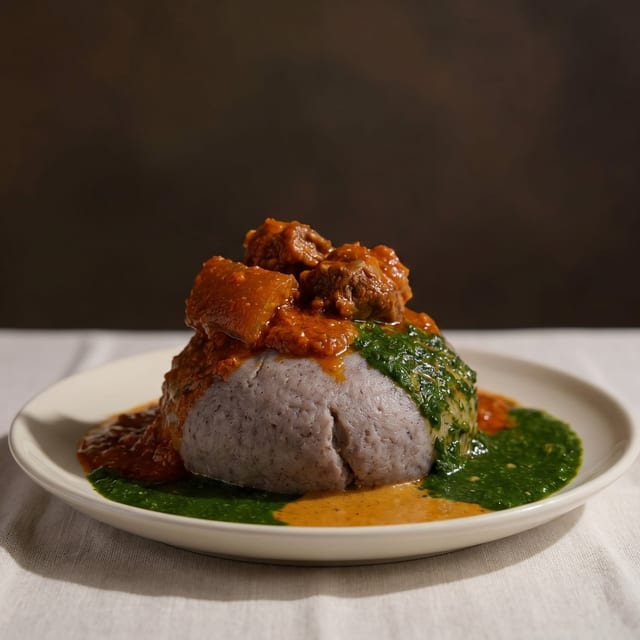 Gbegiri and Ewedu.