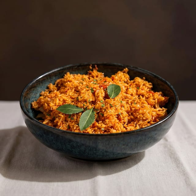 Jollof Rice with Veg.
