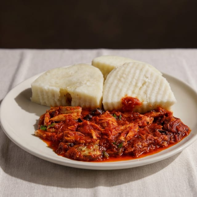Yam and Stew.