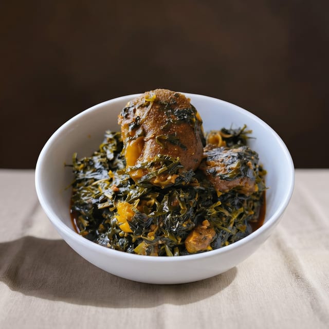 Okazi/Eru Soup.